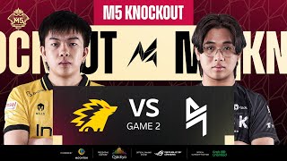 ID M5 Knockout Stage Hari 1  ONIC VS BLACKLIST INTERNATIONAL  GAME 2 [upl. by Bullis665]