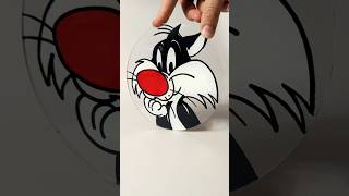 Sylvester Cat 😺✨🎶 sylvester cat cartoon art markers artwork [upl. by Sile630]