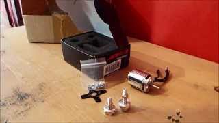 Turnigy Aerodrive SK3  28361040kv Brushless Outrunner Motor Unboxing review [upl. by Pearline856]