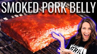 Smoked Pork Belly is absolutely INCREDIBLE  How To [upl. by Nwahsid]