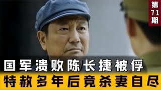 功德林战犯陈长捷，特赦多年后杀妻自尽，直至去世也未原谅他 [upl. by Leiru971]