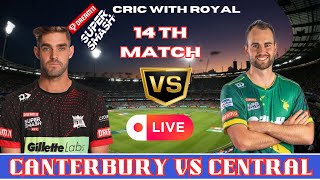 Super Smash Live  Canterbury vs Central Live Score  AA VS WF Live Match  Super Smash Live Match [upl. by Rosenkrantz386]