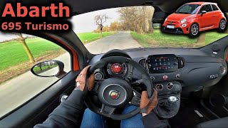 2024 Abarth 695 Turismo  POV test drive [upl. by Mackintosh]