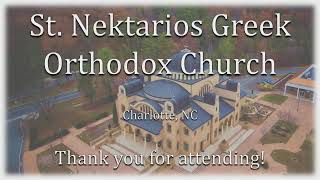 St Nektarios Church  Live [upl. by Anirok]