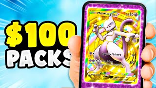 I Spent 100 on Pokemon TCG Pocket Packs [upl. by Puglia]