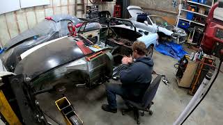 Oneshot Mgb Rocker Removal And Replacement mgb carrestoration hotrod automobile [upl. by Boelter622]