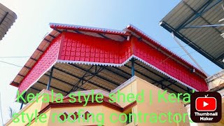 Kerala style roofing  Upvc sheet contractors in chennai [upl. by Rellek]