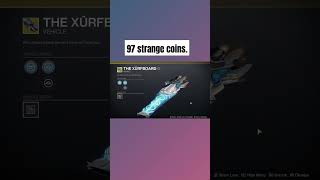 Destiny 2 The Xûrfboard from Xûr for 97 strange coins destiny2 destiny2xur destiny2guide shorts [upl. by Rahas]