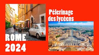 Pèlerinage des lycéens à Rome en avril 2024 [upl. by Charbonneau974]