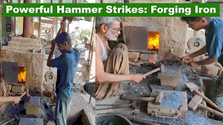 Blacksmithing ASMR The Art of Metal Forging [upl. by Anialam]