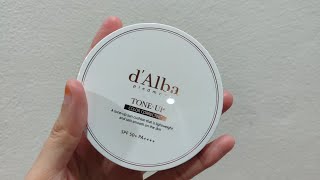 dAlba Tone Up Cushion review [upl. by Etireuqram389]