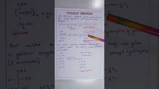 Osazone CARBOHYDRATES ORGANIC CHEMISTRY BSc SECOND YEAR [upl. by Rubi]