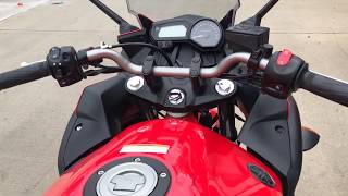 OnyxMoto Yamaha FZ6R Delkevic Exhaust Sound Clip [upl. by Agustin380]