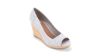 TOMS Stella Platform Wedge PeepToe Pump [upl. by Juni]