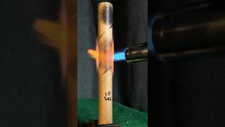 Powerful Lighter vs Cardboard Tube  Blow Torch Fire Turbo Lighter blowtorch [upl. by Nylac141]