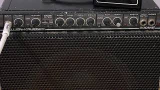 Patrik Forsberg  Test with GallienKrueger 200MB Bass Combo  Line out and Direct Out [upl. by Eidnac28]