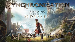 Assassins Creed Odyssey Melos Temple Synchronization Point Obsidian Islands 100 Completion [upl. by Gabor]