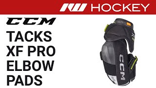 CCM Tacks XF Pro Elbow Pad Review [upl. by Nicko163]