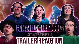 GODZILLA X KONG THE NEW EMPIRE TRAILER 2 REACTION  Kong’s a Daddy [upl. by Klepac511]