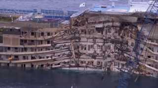 The raising of the Costa Concordia [upl. by Navad]