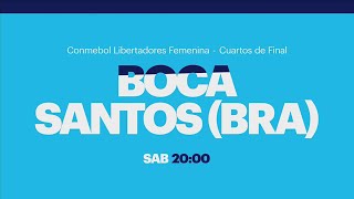 Boca Juniors VS Santos  CONMEBOL Libertadores Femenina 2024  Cuartos de Final  TyC Sports PROMO [upl. by Nnairak]