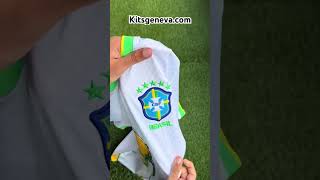 Unboxing maillot Brésil Oiseau🇧🇷🕊️ dispo sur kitsgenevacom football maillot maillotdefoot [upl. by Analak]