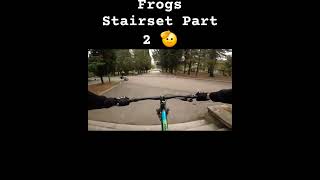 Frogs Stairset Part 2 🫡 mtb pov stairs [upl. by Ahsieka301]