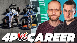 4 OF US FORMULA 2 CARS F2 24 4Player Career Part 1 [upl. by Arikahs36]