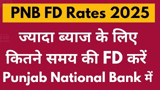 PNB FD Interest Rates November 2024  Punjab National Bank Fixed Deposit Interest Rates 2024 [upl. by Ainahpets]