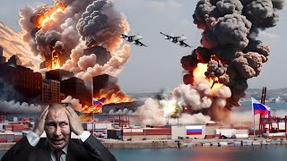 Russia Suffers Heavy Losses US Forces Successfully Blow Up Russias Largest Logistics Warehouse [upl. by Allebram]