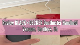 Review BLACKDECKER Dustbuster Handheld Vacuum Cordless Chili Red HLVA320J26 [upl. by Zelle]