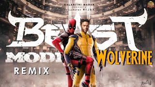 Wolverine  Beast Mode Ft Anirudh  Logan Tribute [upl. by Bertolde]