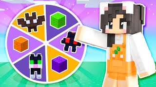 💜Wheel Spin Decides My Minecraft HALLOWEEN House [upl. by Mharba853]