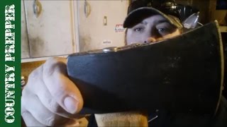 How To Fix a Loose Axe Handle The Quick Easy Way [upl. by Aronel]