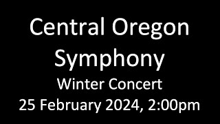 COS Winter Concert 25 February 2024 [upl. by Stempson875]