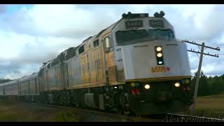 Fast VIa Rail 14 Speeds through Upper Dorchester [upl. by Saundra]