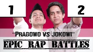 SkinnyIndonesian24  Prabowo vs Jokowi  Epic Rap Battles of Presidency [upl. by Ahsenal]