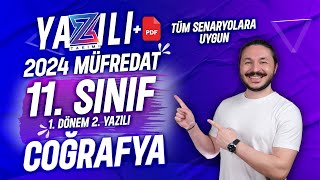 11SINIF COĞRAFYA 1DÖNEM 2YAZILI SINAVI [upl. by Ondrej]