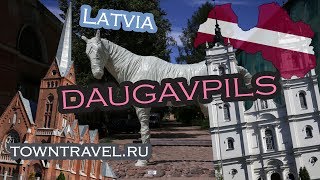 Даугавпилс Латвия Daugavpils Latvia 2019 [upl. by Annirtak]