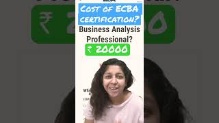 ECBA certification cost [upl. by Theone]