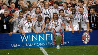 MILAN STORY  CHAMPIONS LEAGUE 20062007  HIGHLIGHTS DI TUTTE LE PARTITE  THE MOVIE [upl. by Joli299]