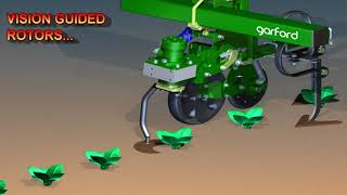 Robocrop InRow Weeder animation [upl. by Infeld]