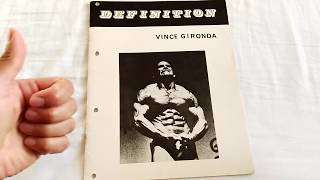 Definition by Vince Gironda A review by the goldenerabookworm [upl. by Suilenroc]