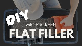 Cheap Microgreen Flat Filler  Fill Microgreens Trays Faster [upl. by Clarabelle]