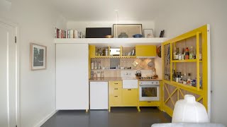 NEVER TOO SMALL Melbourne Toolbox Micro Apartment  24sqm258sqft [upl. by Kesia601]