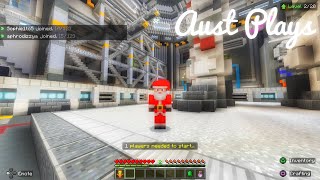 AUST PLAYS MINECRAFT SOLO BUILD BATTLES [upl. by Gnolb]