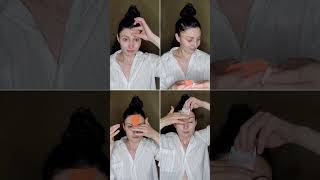 Face taping How to remove forehead wrinkles [upl. by Vaclava]