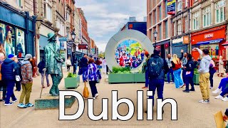 Dublin City Walk Ireland October 2024 4K walking tour of Dublin City Centre  UHD 60fps [upl. by Enyluqcaj]