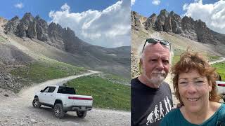 Imogene Pass Ouray to Telluride in Rivian R1T [upl. by Panaggio]