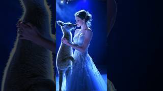 Beautiful girl dancing with Kangaroo AGT Fusion agt shorts [upl. by Ferguson]